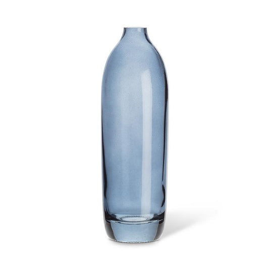 Blue Tall Barrel Vase