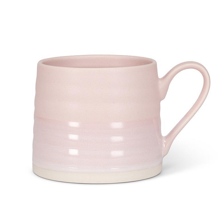 Pink Ridged Mug