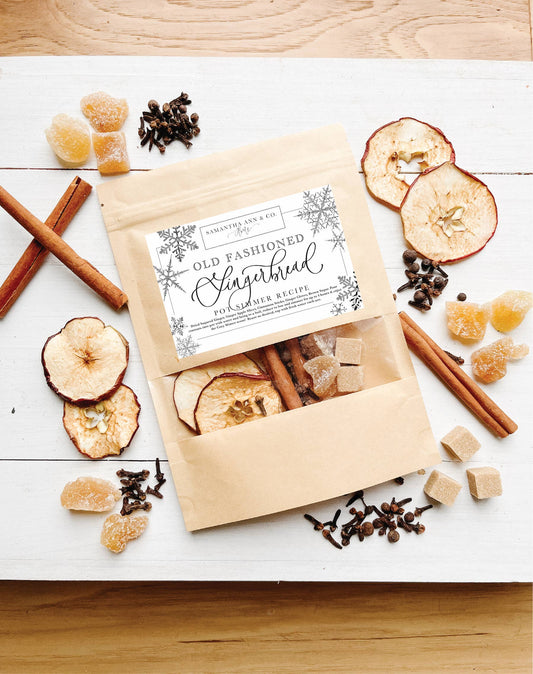 Gingerbread Pot Simmer Pack, Stovetop Potpourri