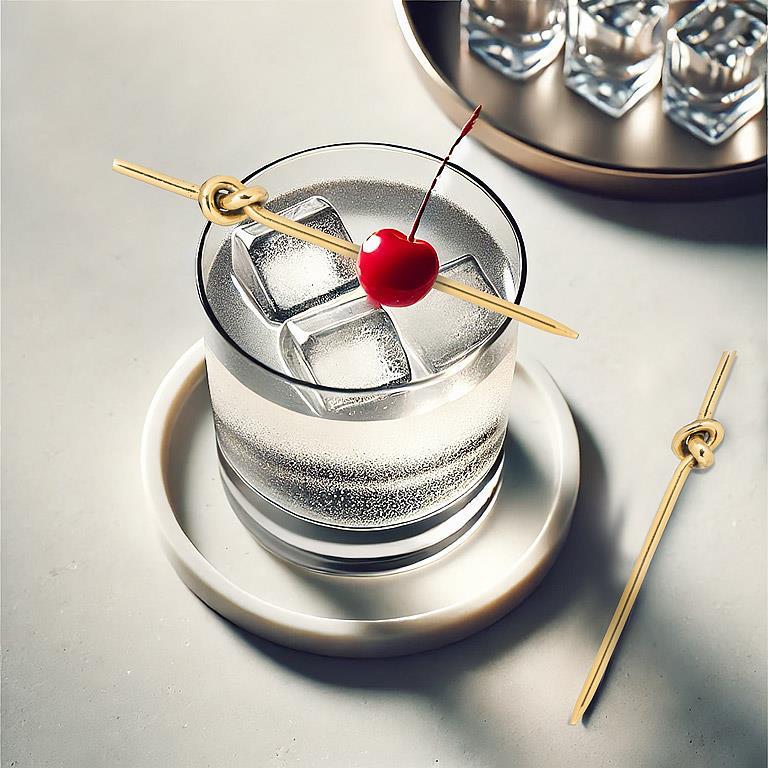 Knot Cocktail Pick—Gold or Silver