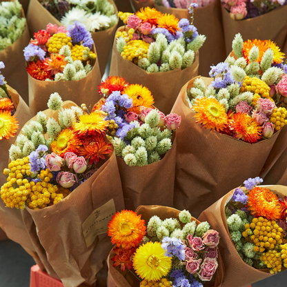 Autumn Radiance Dried Floral Market Bouquet