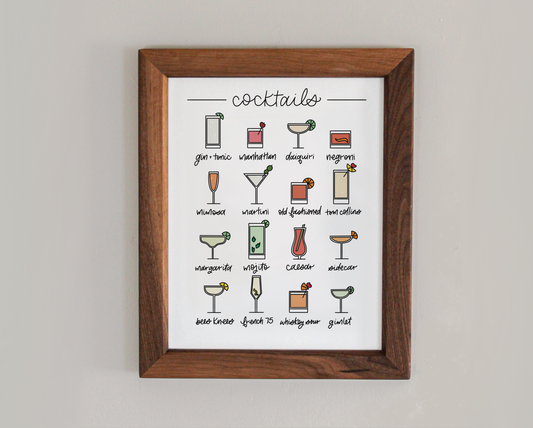 Cocktail Art Print