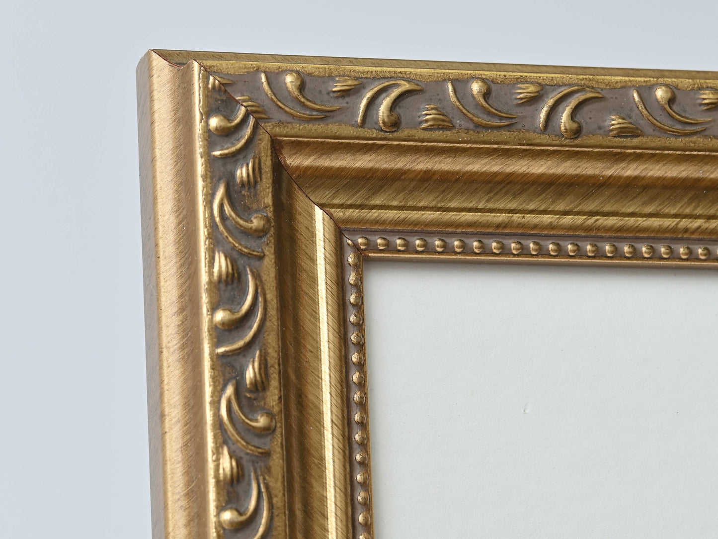 Gold Vintage Design and Brushed Finish—Photo Frame