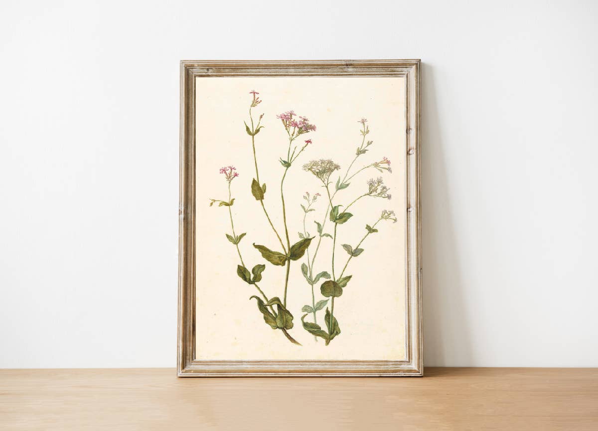 Wildflower Vintage Art