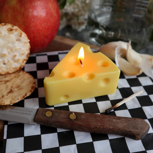 Triangle Swiss Cheese Candle