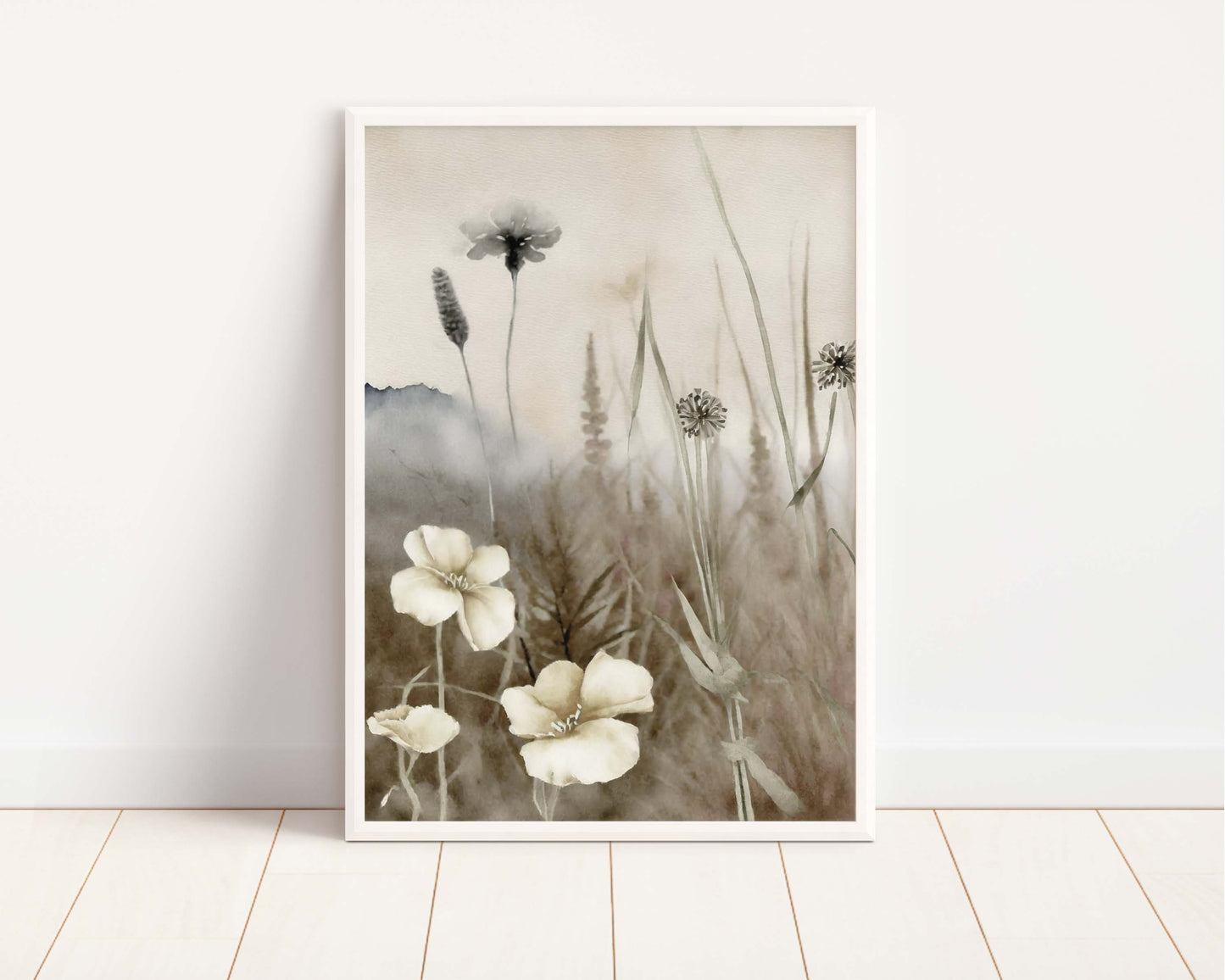 Spring Fields Vintage Art Print - 8x10in