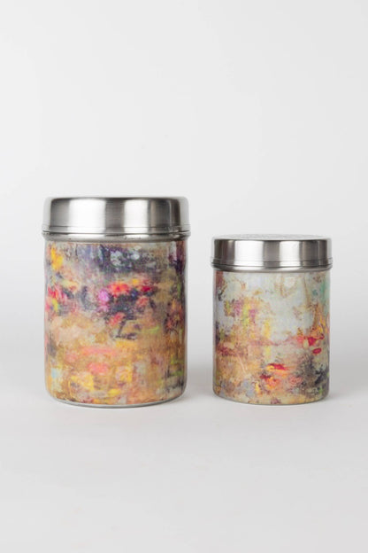 Small Monet Metal Storage Canister