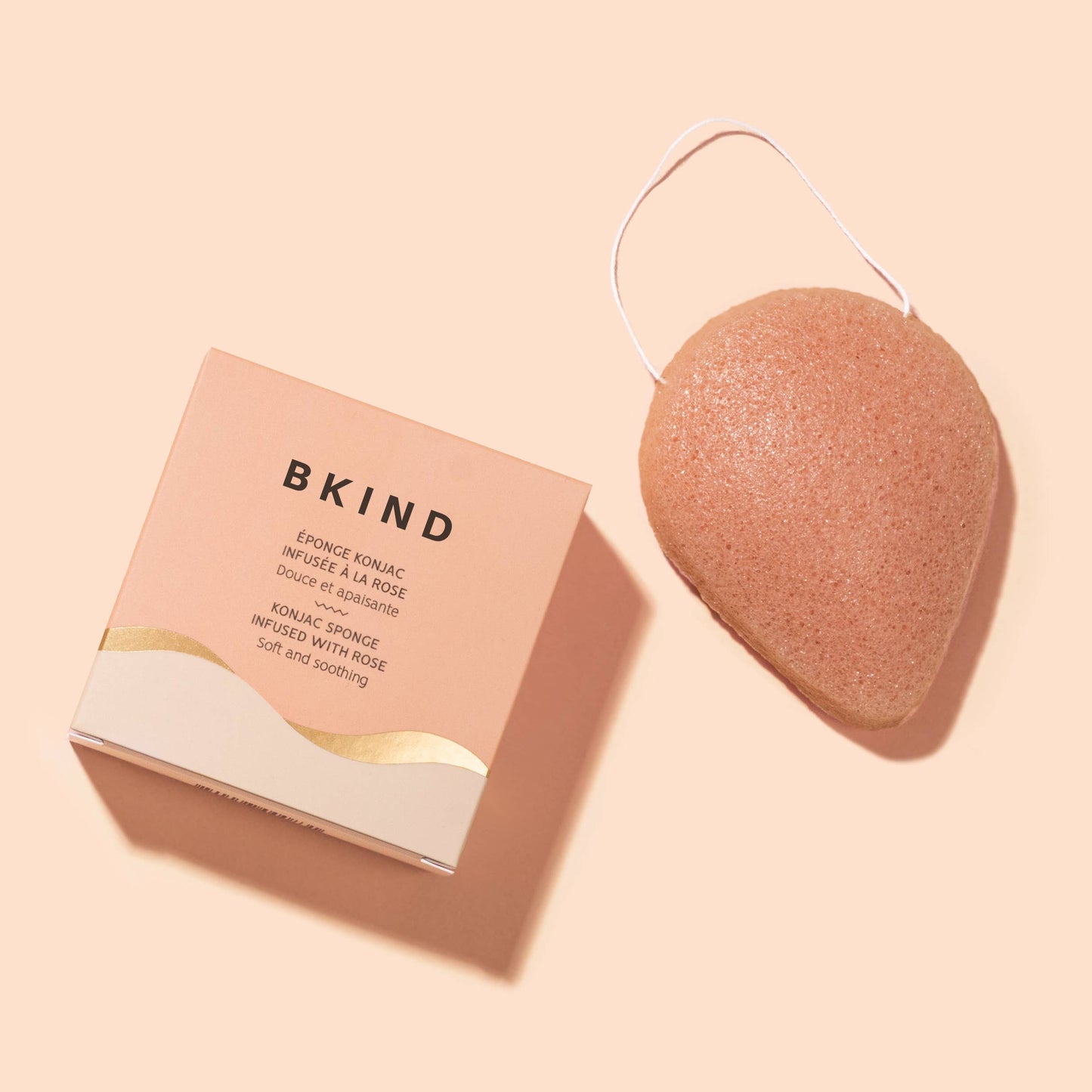 Konjac Facial Sponge Infused with Rose