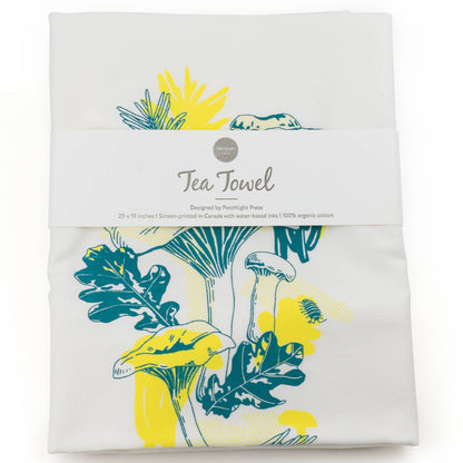 Chanterelle Mushroom Tea Towel