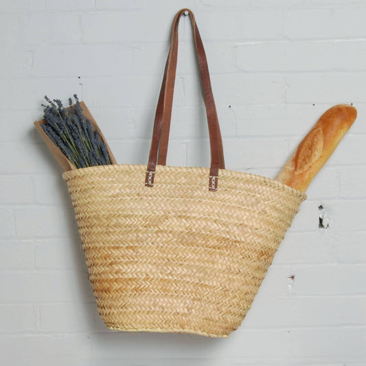 Natural Palm Leaf Market Bag