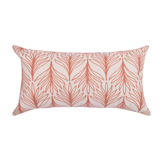 Cher Patterned Cushion in Red