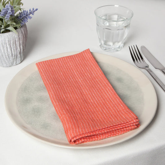 Pinstripe Linen Napkin