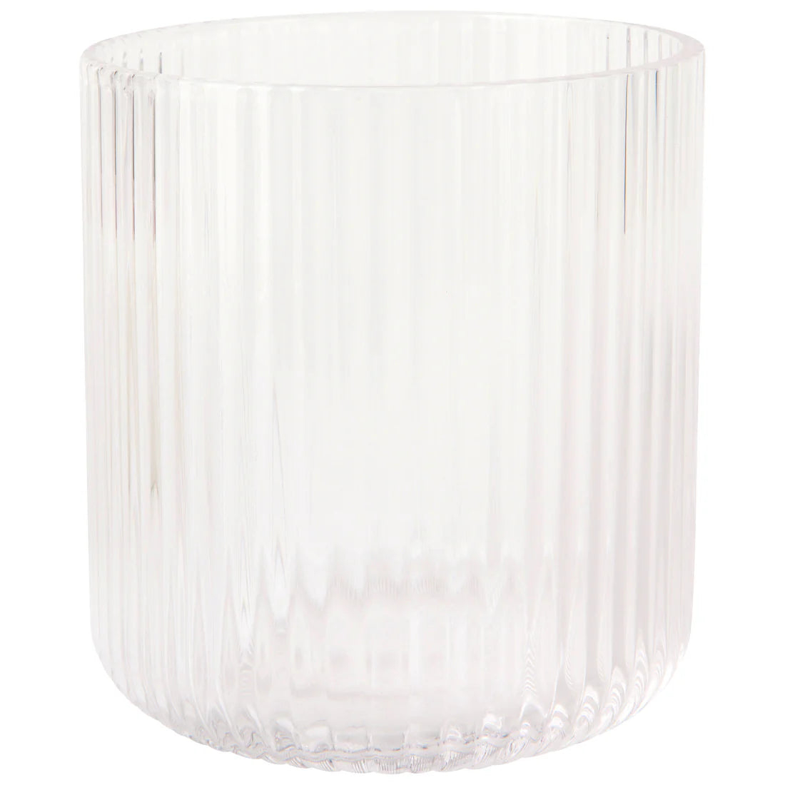 Clear Fluted Tumblers