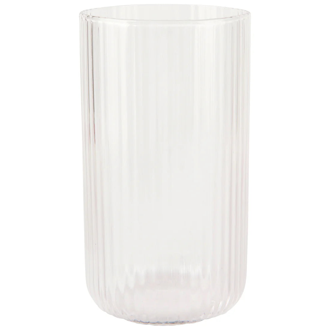 Clear Fluted Tumblers