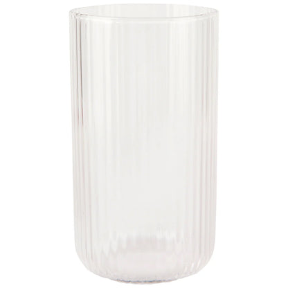 Clear Fluted Tumblers