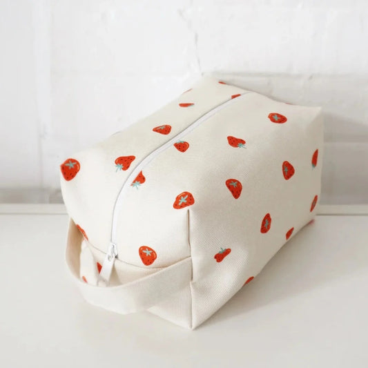 Strawberry Makeup Bag—Large