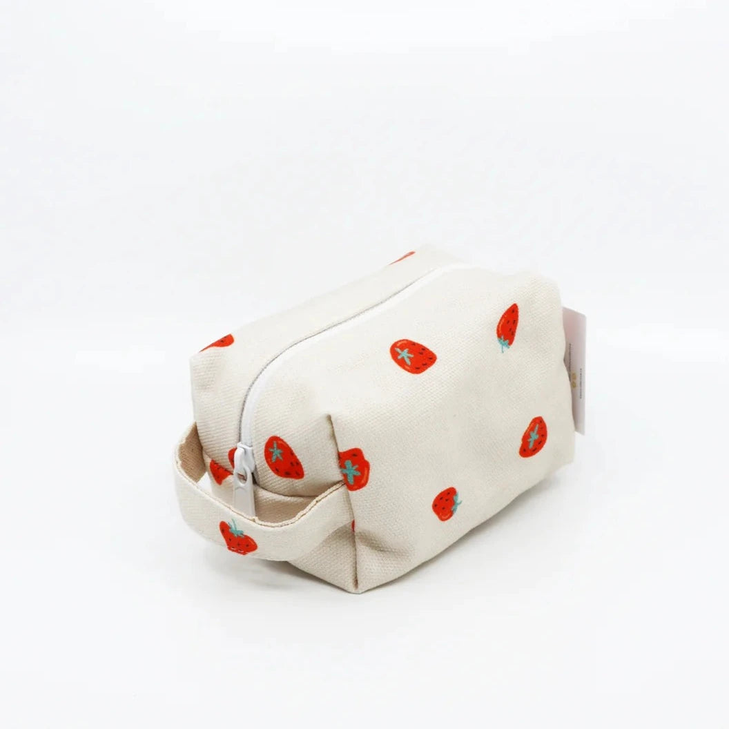 Mini Strawberry Makeup Bag