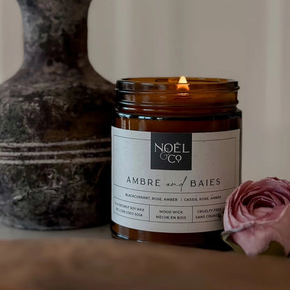 Ambré & Baies Soy Candle