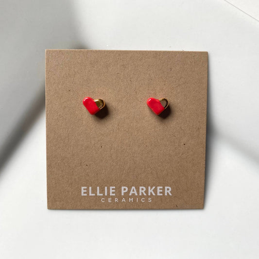 Red Heart Earrings