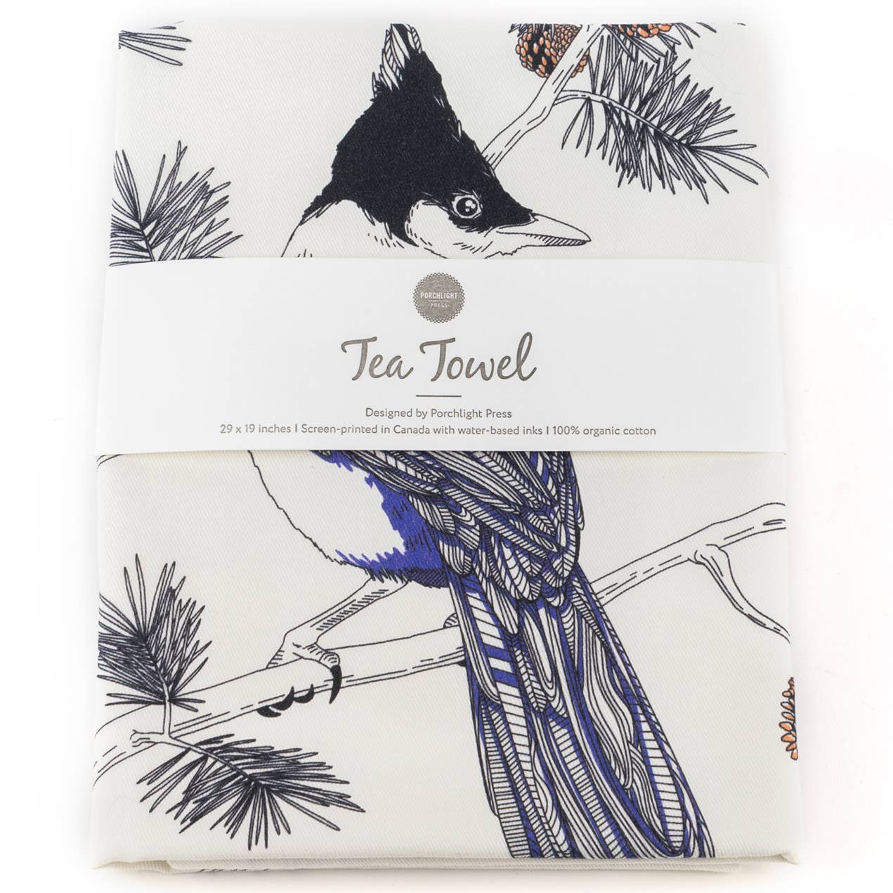 Steller's Jay Tea Towel