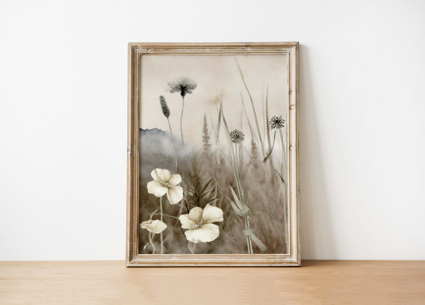 Spring Fields Vintage Art Print - 8x10in