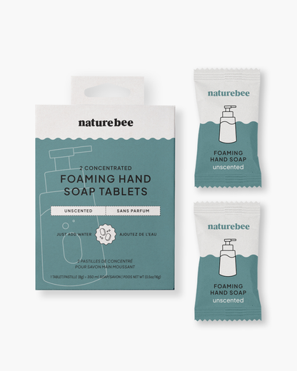 Unscented Concentrated Foaming Hand Soap Refill Tablet - 2 Pack