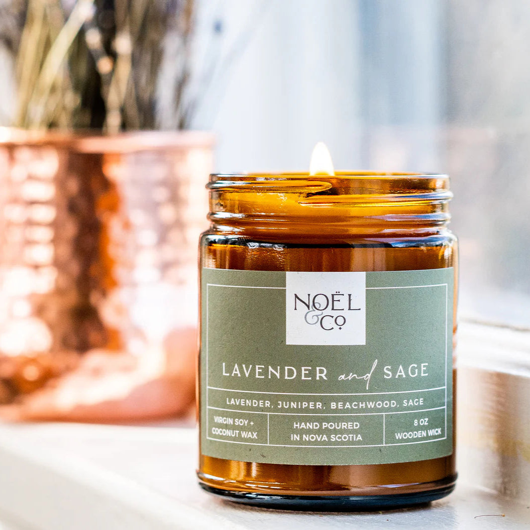 Lavender & Sage Soy Candle