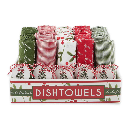 Under the Mistletoe Assorted Dishcloths